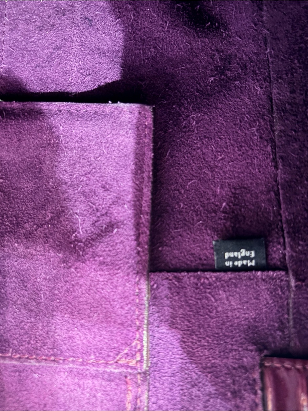 Mulberry Vintage Purple Patent Leather Bayswater Satchel Large - Picture 6 of 12